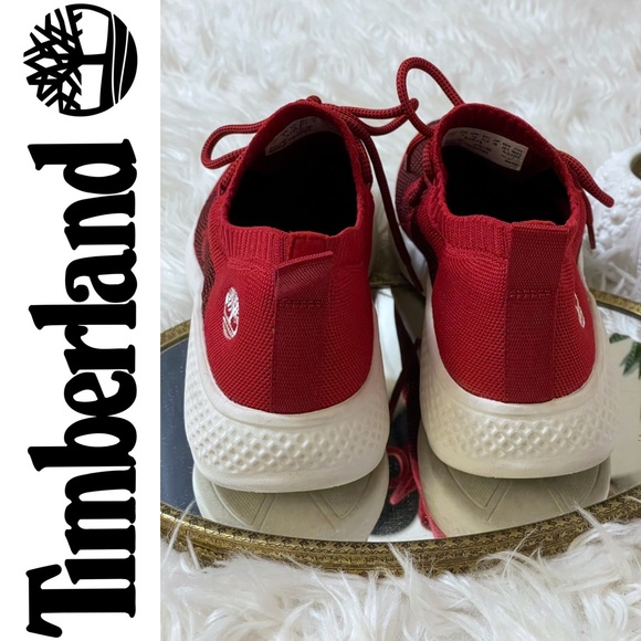 Timberland A1Z73 FLYROAM MEDIUM RED Men's Trainers, Sz 8 EUR 41.5 - Picture 8 of 16